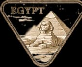 Винтажный штамп egypt